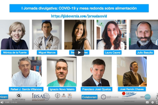 Jornada divulgativa: COVID-19 y mesa redonda alimentación
