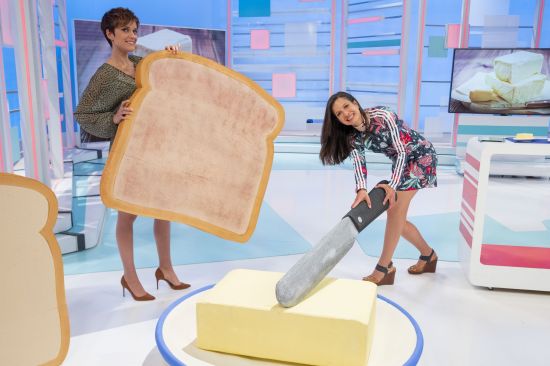 Margarina, mantequilla, grasas trans y desinfección de la cocina en Saber Vivir, 02.05.2021