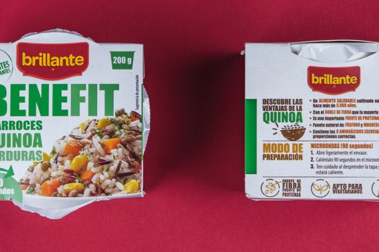 Bajo la lupa: vasito ‘Benefit’ 3 arroces, quinoa y verduras, de Brillante