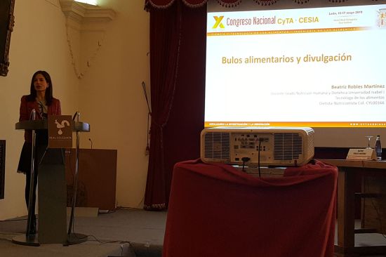 Bulos alimentarios y divulgación en el X Congreso CyTACESIA (de tecnólogos de alimentos, vaya)