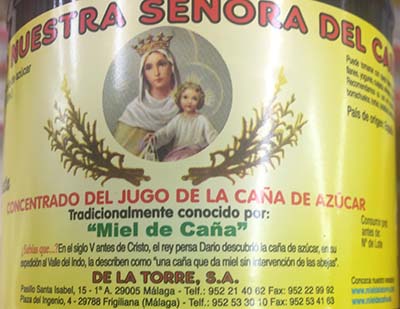 miel etiquetado de caña