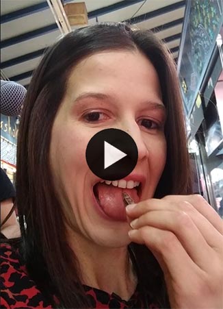 Orbita Laika insectos video